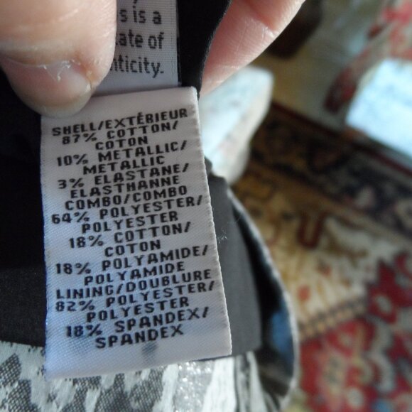 Diane Von Furstenberg Light Python Print Dress w/Abstract Print Inserts Size 6 - Picture 16 of 16